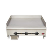 Wells HDG-3630G 36" Gas Griddle w/ Manual Controls - 3/4" Steel Plate, Convertible
