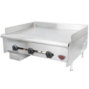 Wells HDG-3630G 36" Gas Griddle w/ Manual Controls - 3/4" Steel Plate, Convertible