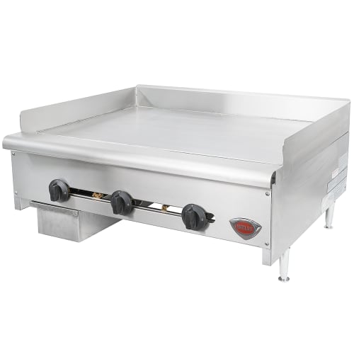 Wells HDG-3630G 36" Gas Griddle w/ Manual Controls - 3/4" Steel Plate, Convertible