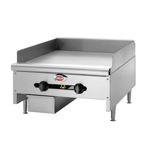 Wells HDG-4830G 48" Gas Griddle w/ Manual Controls - 3/4" Steel Plate, Convertible