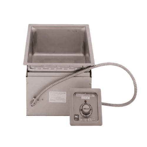 Wells MOD-100TD 1 Pan Built In Food Warmer w/ Thermostatic Controls, Drain, 120v
