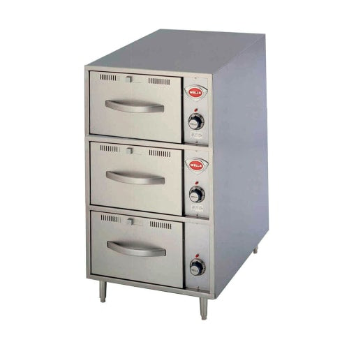 Wells RWN-3 20.25"W Freestanding Warming Drawer w/ (3) 15" Compartments, 120v