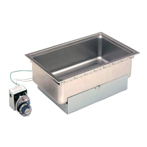 Wells SS-206TDU Built-In Food Warmer w/ Drain, 12"x20" Pan Opening, Thermostatic, 208-240v/1ph
