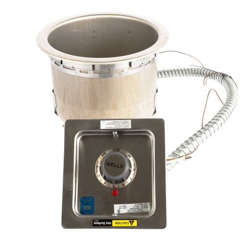 Wells SS-8TDU 7 qt Drop In Soup Warmer w/ Thermostatic Controls, 120v