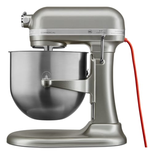 KitchenAid Commercial KSM8990CU 8 qt Planetary Mixer - Countertop, Contour Silver, 1 1/3 hp, 120v
