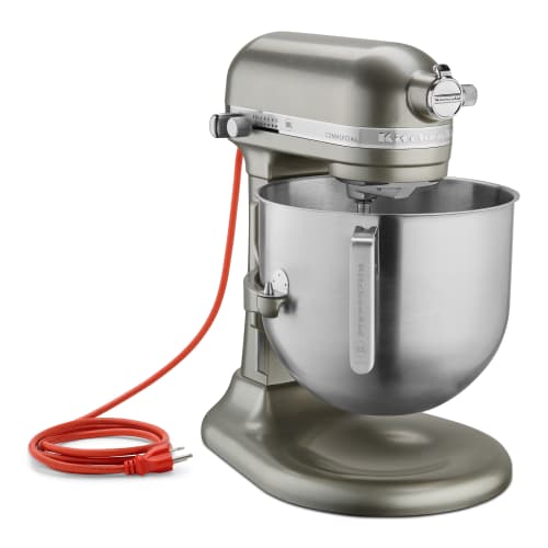 KitchenAid Commercial KSM8990CU 8 qt Planetary Mixer - Countertop, Contour Silver, 1 1/3 hp, 120v