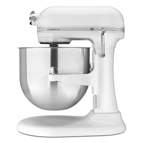 KitchenAid Commercial KSM8990WH 8 qt KitchenAid® Planetary Mixer -  Countertop, White, 1 1/3 hp, 120v