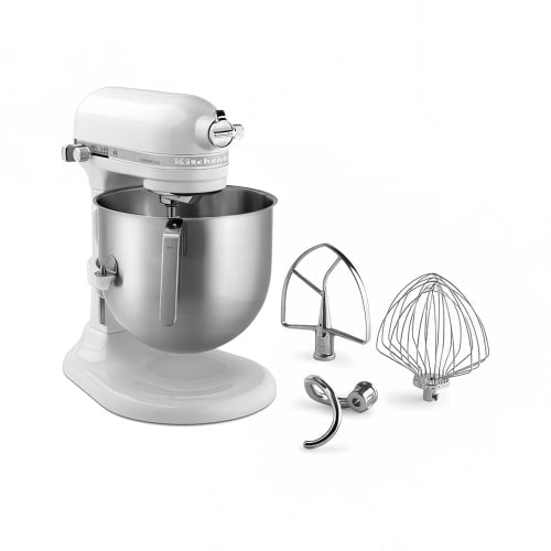 KitchenAid Commercial KSM8990WH 8 qt KitchenAid® Planetary Mixer -  Countertop, White, 1 1/3 hp, 120v