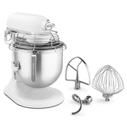 KitchenAid Commercial KSMC895WH 8 qt KitchenAid® Planetary Mixer -  Countertop, White, 1 1/3 hp, 120v