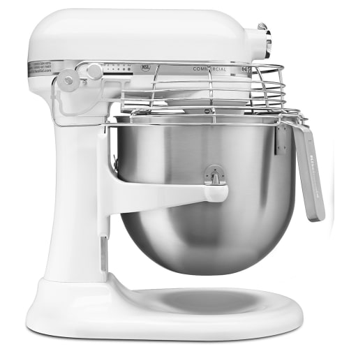 KitchenAid Commercial KSMC895WH 8 qt KitchenAid® Planetary Mixer -  Countertop, White, 1 1/3 hp, 120v