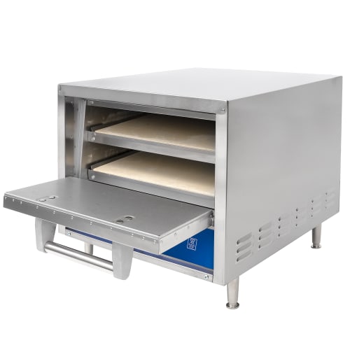 Bakers Pride P18S HearthBake Countertop Single Multi-Purpose Deck Oven - 220-240v