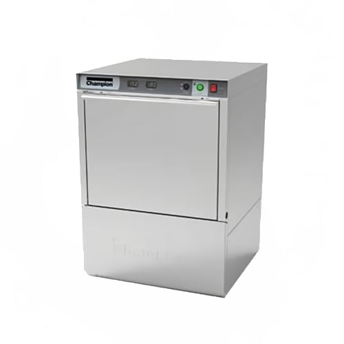 Champion UH130B High Temp Rack Undercounter Dishwasher w/ 25 Racks/hr, Built-in Booster, 208v/1ph