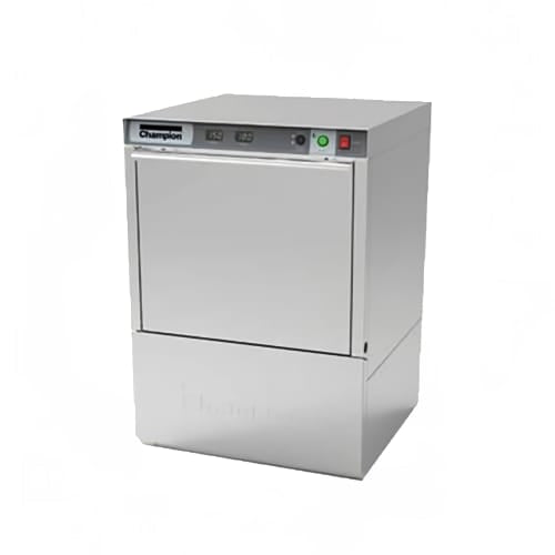 Champion UH130B High Temp Rack Undercounter Dishwasher w/ 25 Racks/hr, Built-in Booster,208v/3ph