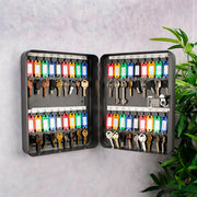 Barska 36 Key Cabinet w/ Combination Lock - Steel, Black (AX11820)