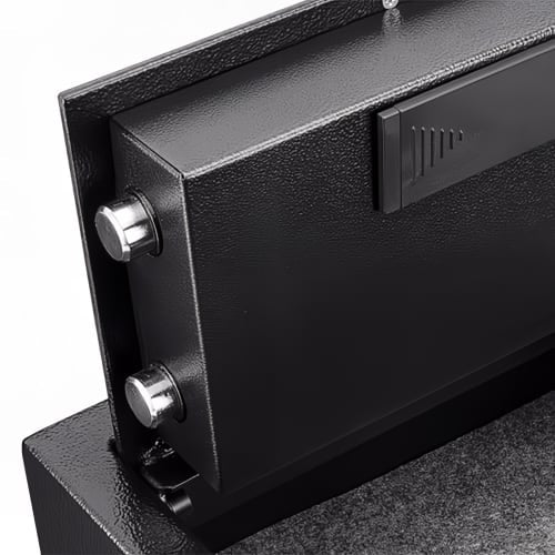 Barska 0.21 cu ft Top Open Safe w/ Keypad Lock - Steel, Black (AX12622)