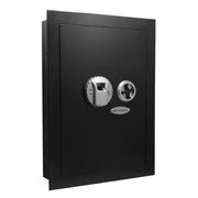 Barska 0.52 cu ft Biometric Wall Safe w/ Fingerprint Lock - Steel, Black (AX13034)