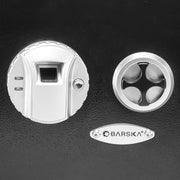 Barska 0.52 cu ft Biometric Wall Safe w/ Fingerprint Lock - Steel, Black (AX13034)