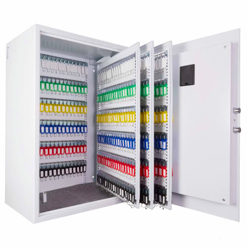 Barska 736 Key Cabinet w/ Keypad Lock - Steel, White (AX13500)