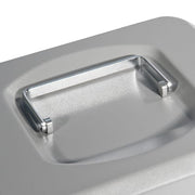 Barska Cash Box w/ Combination Lock - (3) Compartment Tray, Steel, Gray (CB11784)