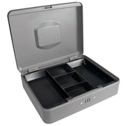 Barska Cash Box w/ Combination Lock - (5) Compartment Tray, Steel, Gray (CB11788)