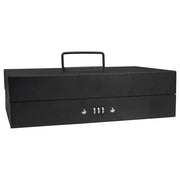 Barska Cash Box w/ Combination Lock - (6) Compartment Tray, Steel, Black (CB11794)