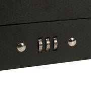Barska Cash Box w/ Combination Lock - (6) Compartment Tray, Steel, Black (CB11794)