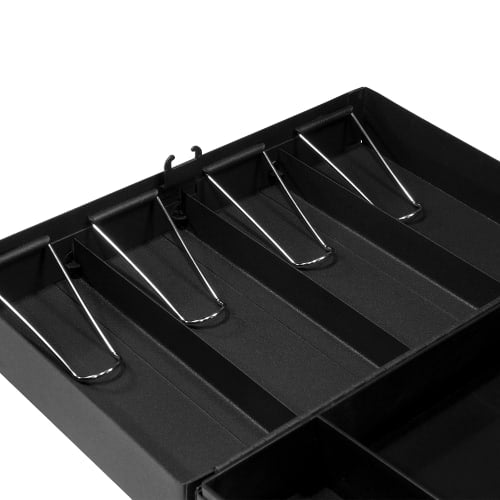 Barska Cash Box w/ Combination Lock - (6) Compartment Tray, Steel, Black (CB11794)