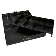 Barska Cash Box w/ Combination Lock - (6) Compartment Tray, Steel, Black (CB11794)