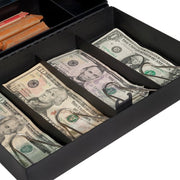 Barska Cash Box w/ Combination Lock - (6) Compartment Tray, Steel, Black (CB11794)