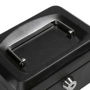 Barska Cash Box w/ Key Lock - (3) Compartment Tray, Steel, Black (CB11828)
