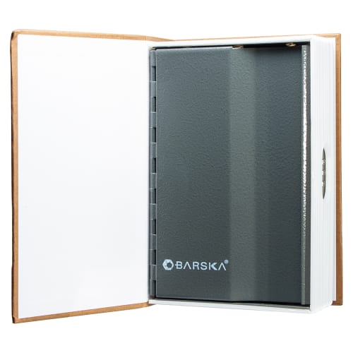Barska Dictionary Book Lock Box w/ Combination Lock - 7 1/5"W x 4 5/8"H x 2"D, Steel (CB11990)