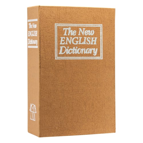 Barska Dictionary Book Lock Box w/ Combination Lock - 7 1/5"W x 4 5/8"H x 2"D, Steel (CB11990)