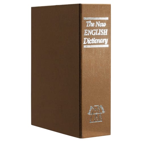 Barska Dictionary Book Lock Box w/ Combination Lock - 7 1/5"W x 4 5/8"H x 2"D, Steel (CB11990)