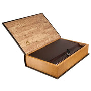 Barska Antique Book Lock Box w/ Key Lock - 8-3/4"W x 2-3/4"D x 13"H, Steel (CB11992)