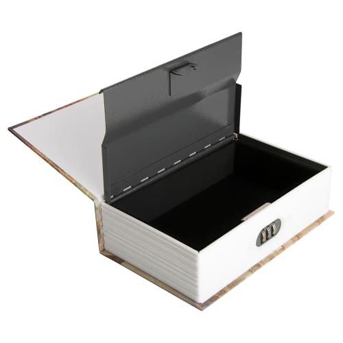 Barska Paris Book Lock Box w/ Combination Lock - 3 3/4"W x 6 1/2"H x 1.5"D, Steel (CB12362)