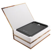 Barska Paris & London Dual Book Lock Box w/ Key Lock - 7 1/2"W x 10 1/2"H x 3 1/2"D, Steel (CB12470)