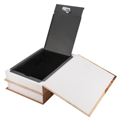 Barska Paris & London Dual Book Lock Box w/ Key Lock - 7 1/2"W x 10 1/2"H x 3 1/2"D, Steel (CB12470)