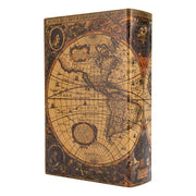 Barska Antique Map Lock Box w/ Key Lock - 7"W x 10 3/4"H, Steel (CB12480)