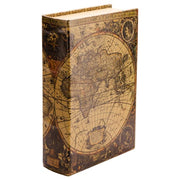 Barska Antique Map Lock Box w/ Key Lock - 7"W x 10 3/4"H, Steel (CB12480)