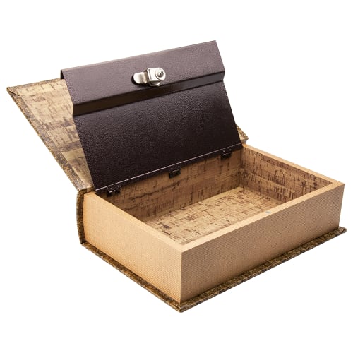 Barska Antique Map Lock Box w/ Key Lock - 7"W x 10 3/4"H, Steel (CB12480)
