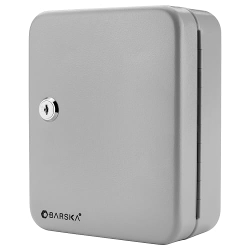 Barska 20 Key Cabinet w/ Key Lock - Steel, Gray (CB12482)