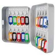 Barska 20 Key Cabinet w/ Key Lock - Steel, Gray (CB12482)