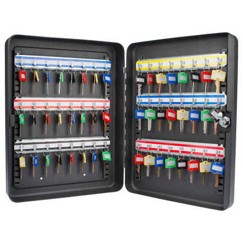 Barska 48 Key Cabinet w/ Key Lock - Steel, Black (CB12484)