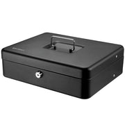 Barska Cash Box w/ Key Lock - (5) Compartment Tray, Steel, Black (CB13054)