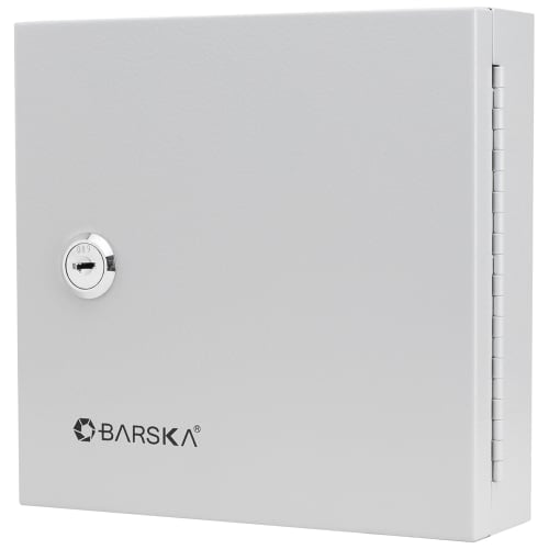 Barska 10 Key Cabinet w/ Key Lock - Steel, Gray (CB13362)