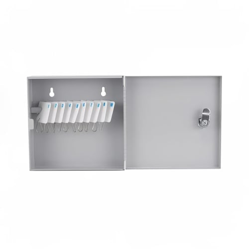 Barska 10 Key Cabinet w/ Key Lock - Steel, Gray (CB13362)