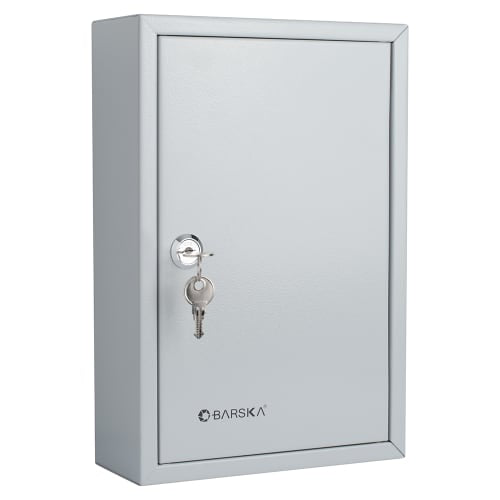 Barska 40 Key Cabinet w/ Key Lock - Steel, Gray (CB13364)