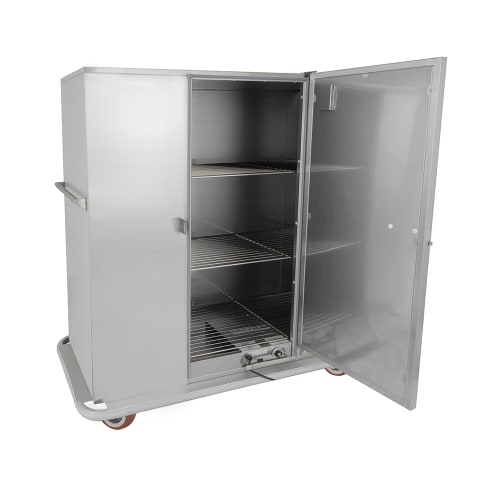 Carter-Hoffmann BB150 Heated Banquet Cart - (180) Plate Capacity, Stainless, 120v
