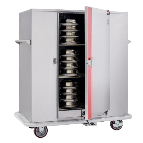 Carter-Hoffmann BB96 Heated Banquet Cart - (120) Plate Capacity, Stainless, 120v