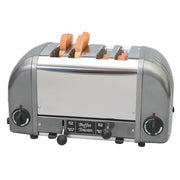 Cadco CBF-4M Slot Toaster w/ 4 Slice Capacity & 1"W Product Opening - 120v